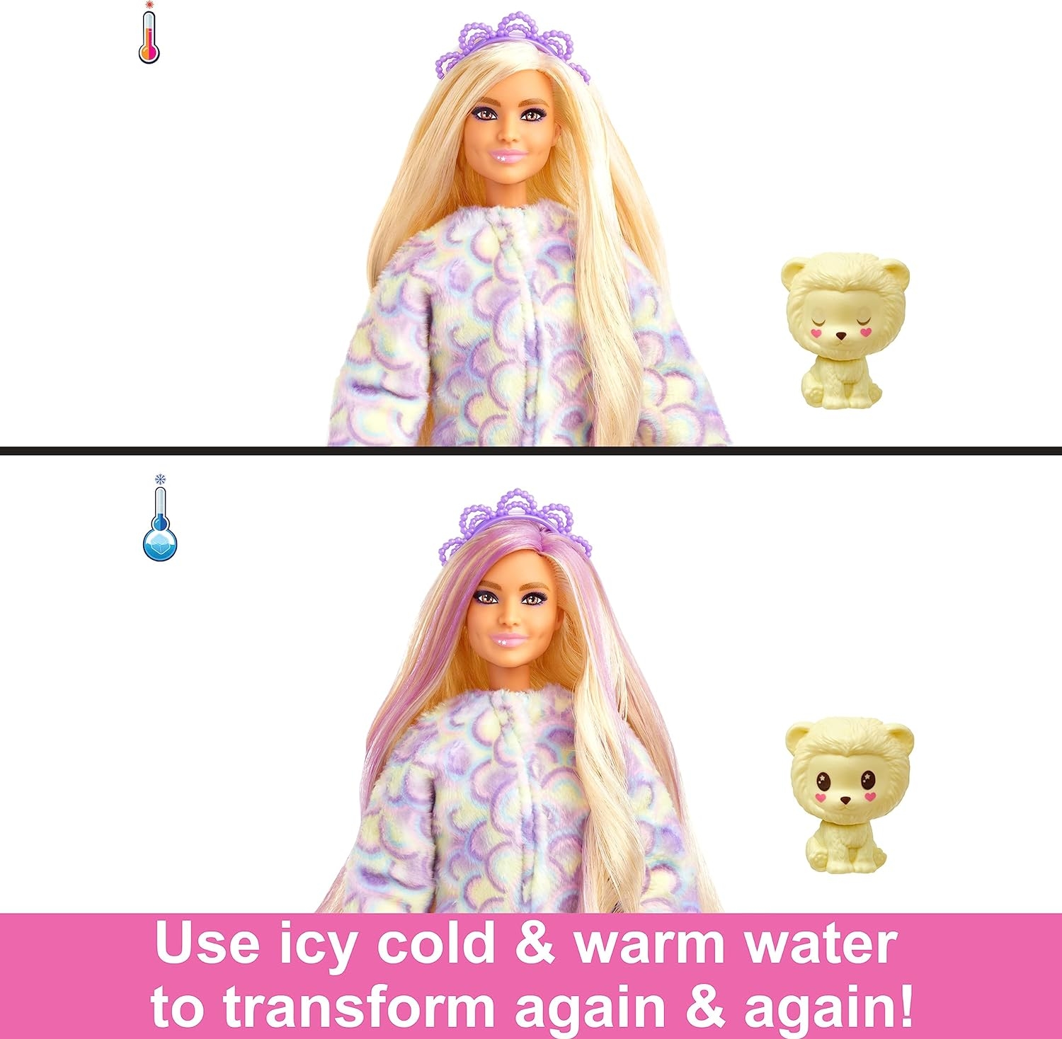 Barbie Cutie Reveal Bebekler Barbie Sevimli Kostümler Serisi - Aslan HKR06