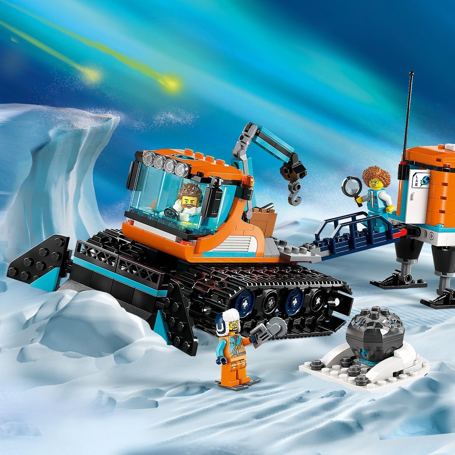 LEGO City Kutup Keşif Kamyonu ve Mobil Laboratuvarı 60378