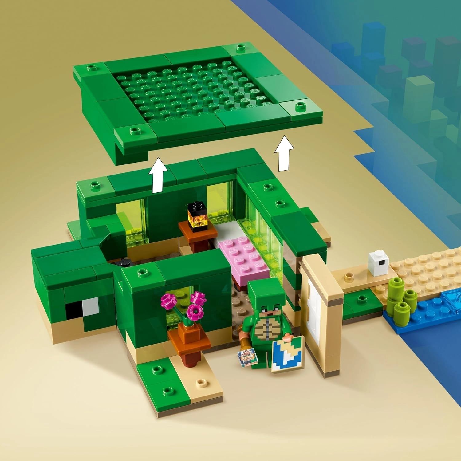 LEGO Minecraft Kaplumbağa Plaj Evi 21254