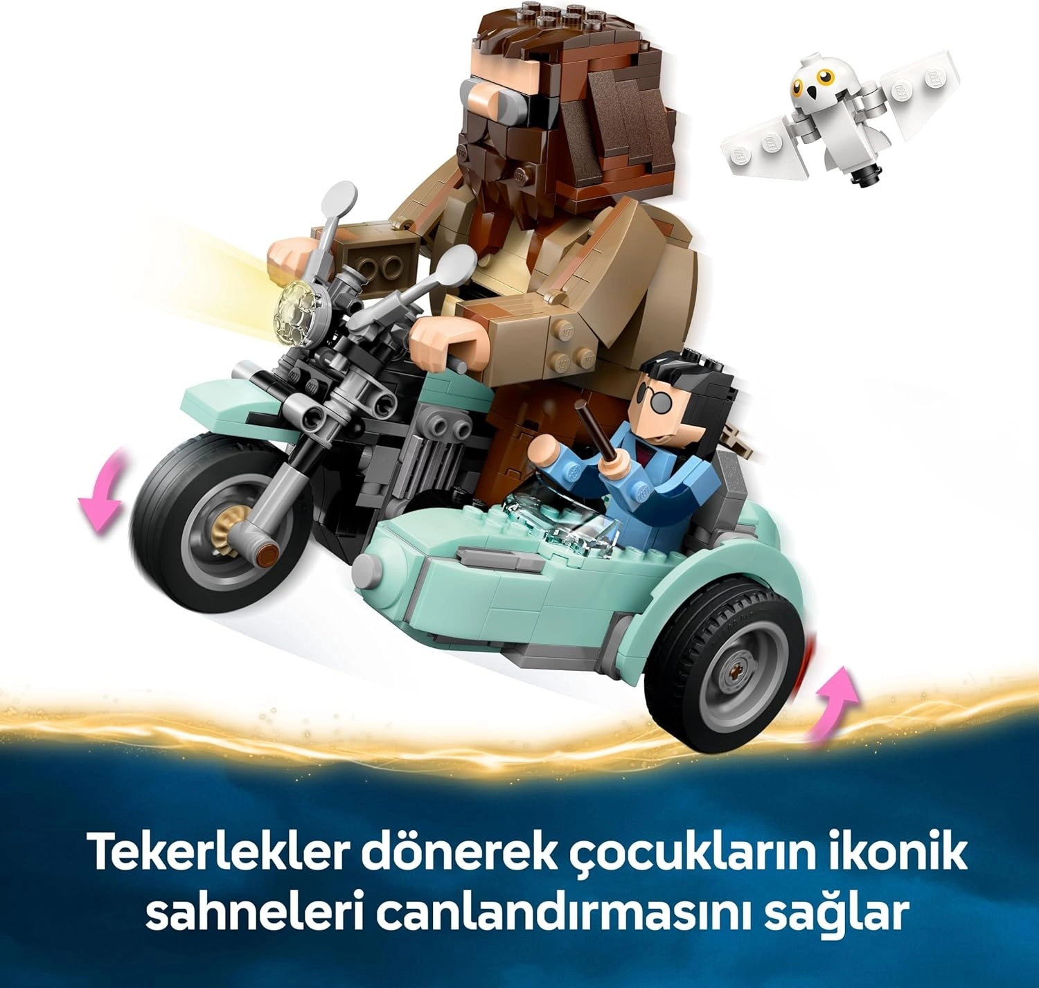 LEGO Harry Potter Hagrid ve Harry’nin Motosiklet Yolculuğu 76443