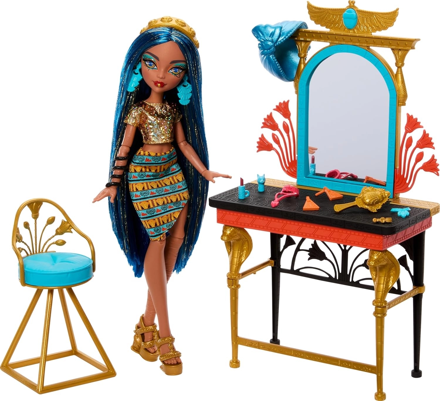 Monster High Cleo’nun Havalı Bakım Günü Oyun Seti HXH96