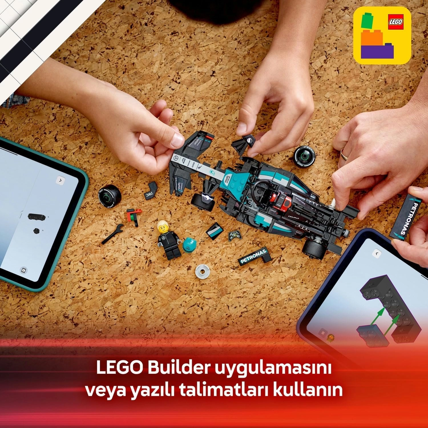 LEGO Speed Champions Mercedes-AMG F1 W15 Yarış Arabası 77244 