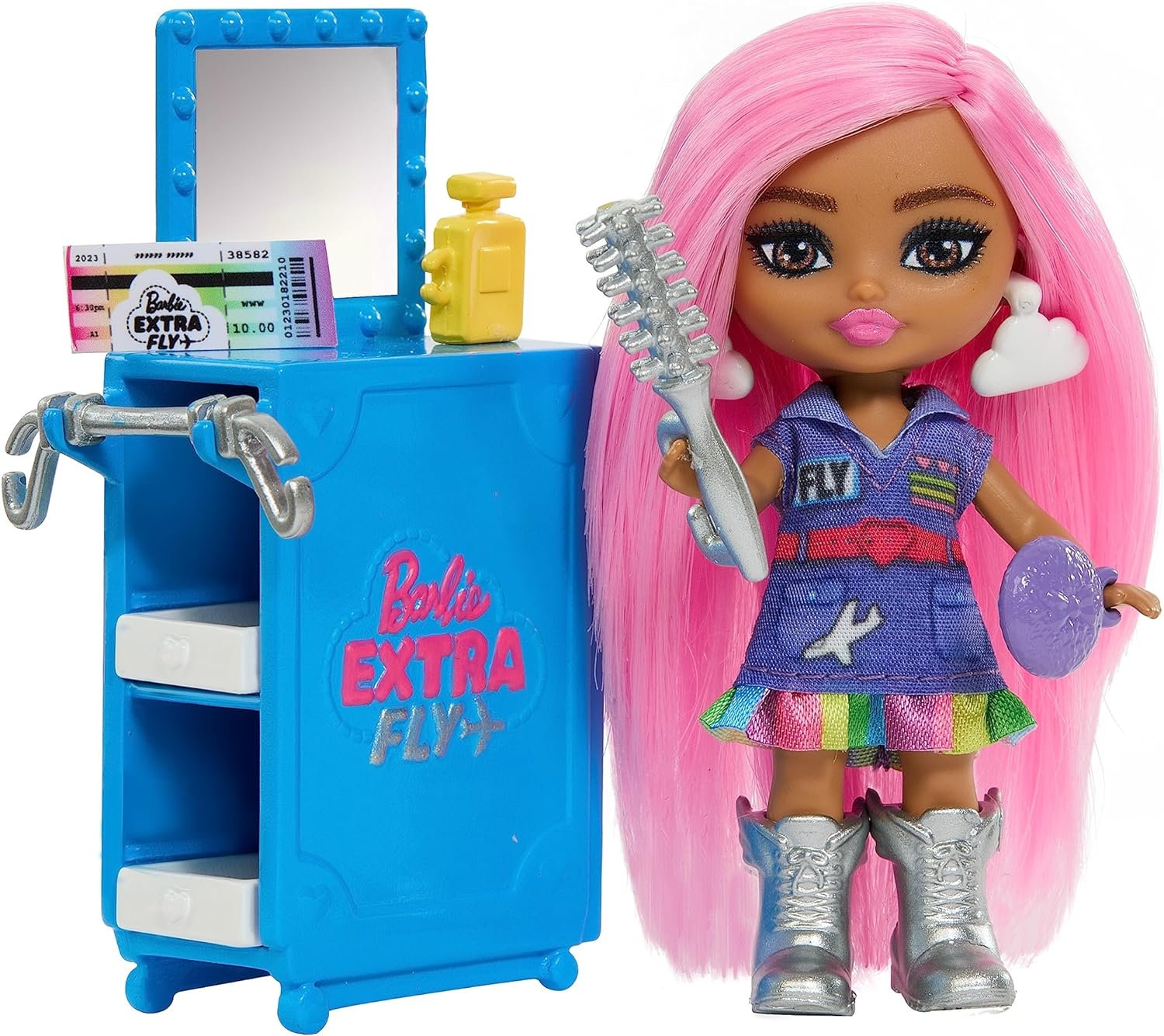 Barbie Extra Jet ve Extra Mini Minis Oyun Seti HPF72