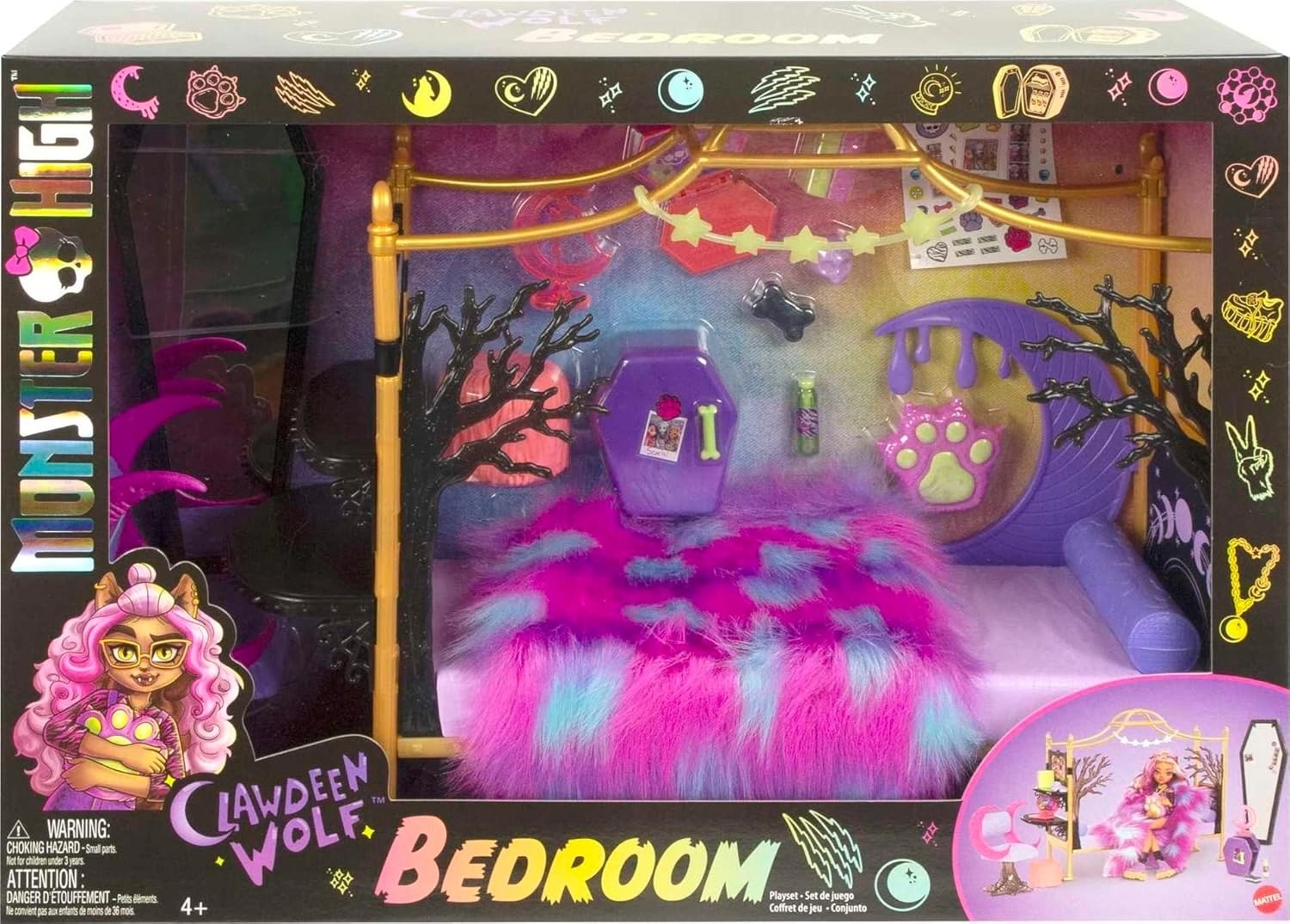Monster High Clawdeen Wolf Yatak Odası HHK64
