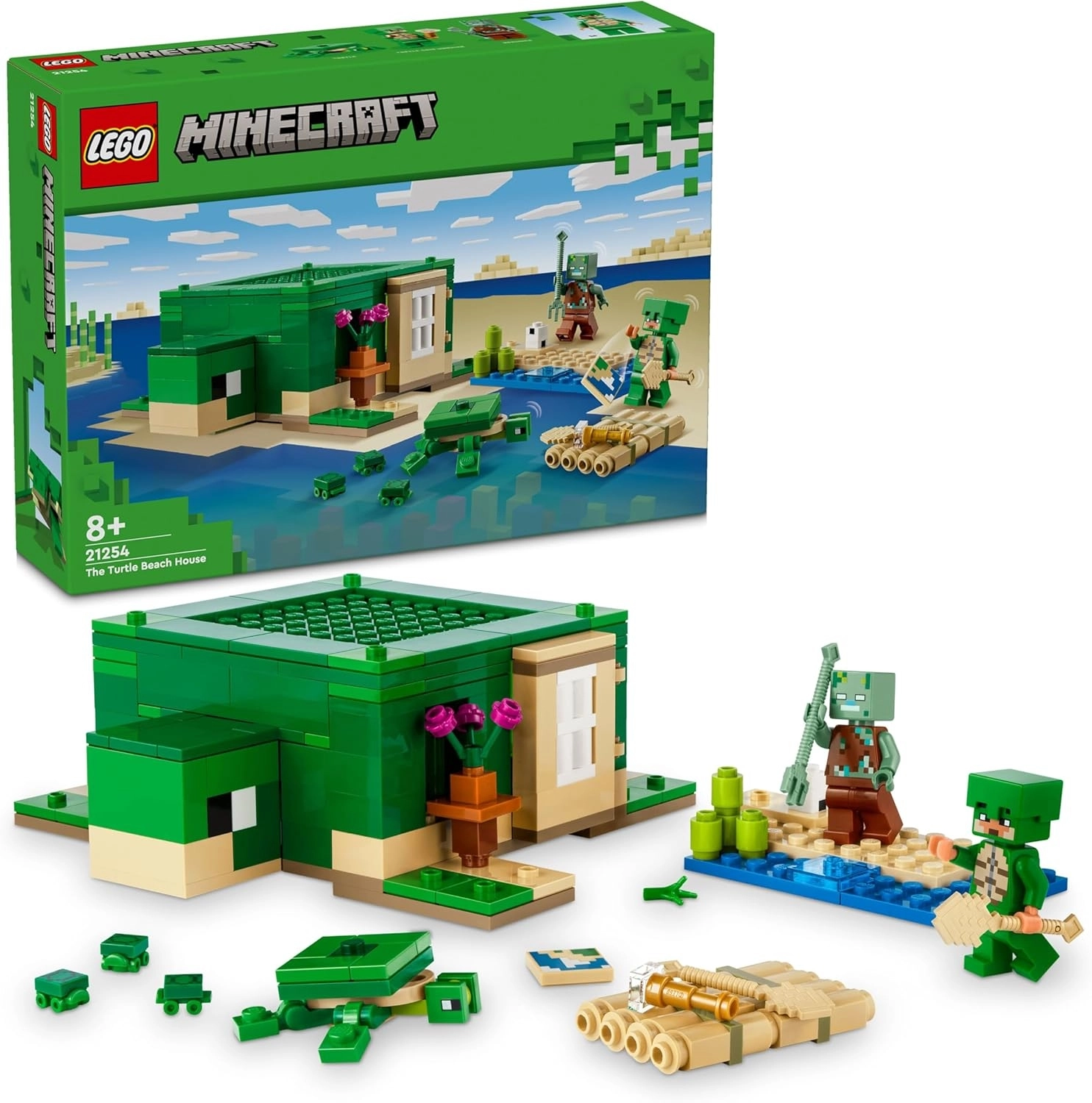 LEGO Minecraft Kaplumbağa Plaj Evi 21254