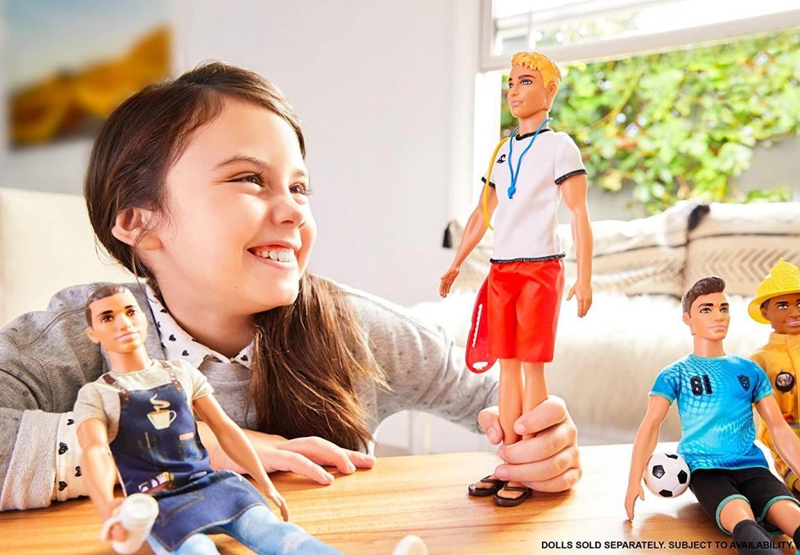  Barbie Ken Kariyer Bebekleri Cankurtaran FXP04