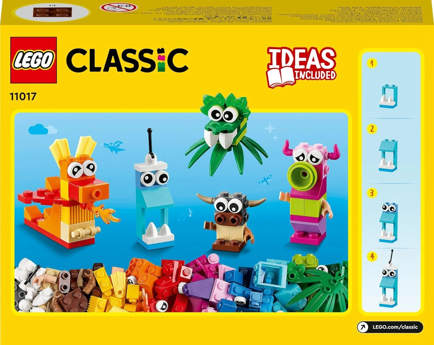 LEGO Classic Yaratıcı Canavarlar 11017