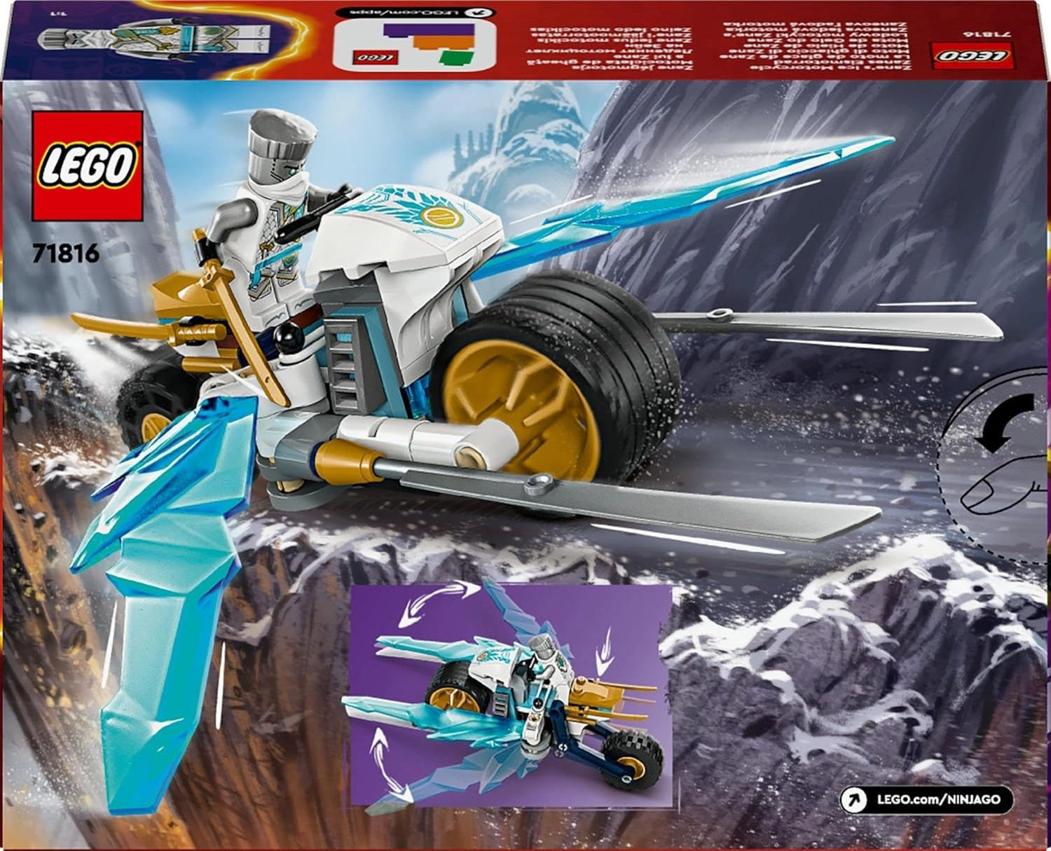 LEGO NINJAGO Zane’in Buz Motosikleti 71816
