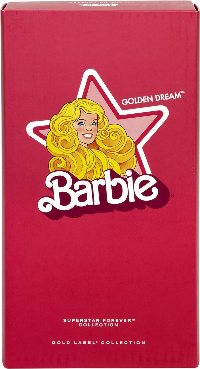 Barbie Golden Dream Superstar Metalik Altın Koleksiyon Bebeği DGX88