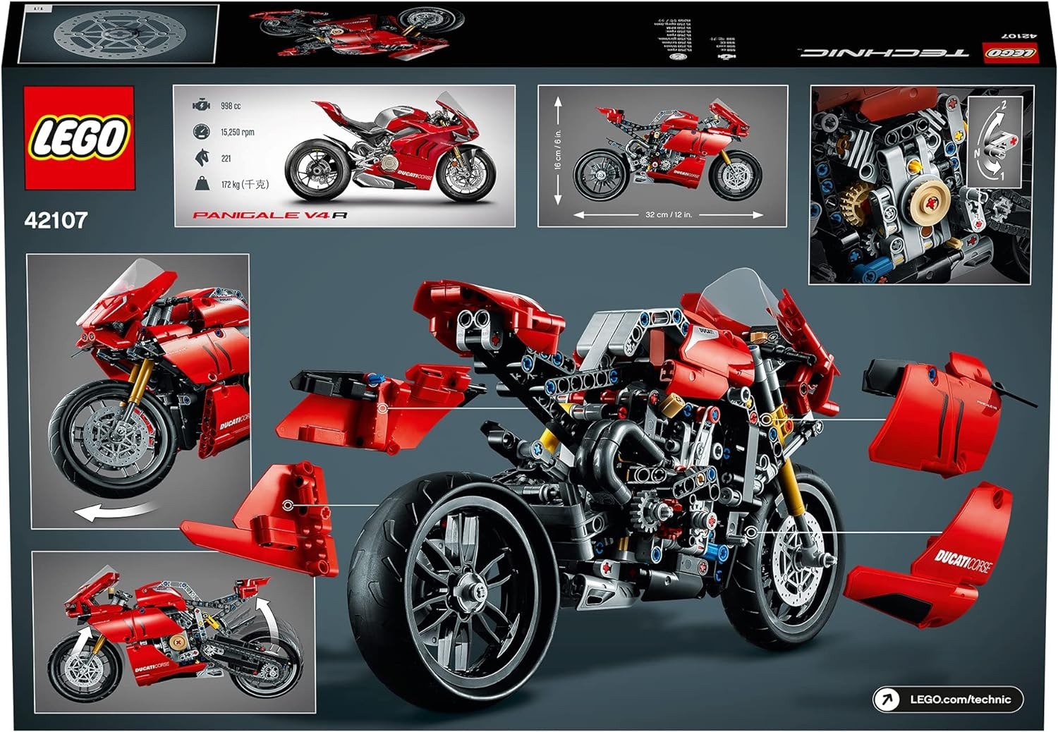 LEGO® Technic Ducati Panigale V4 R 42107