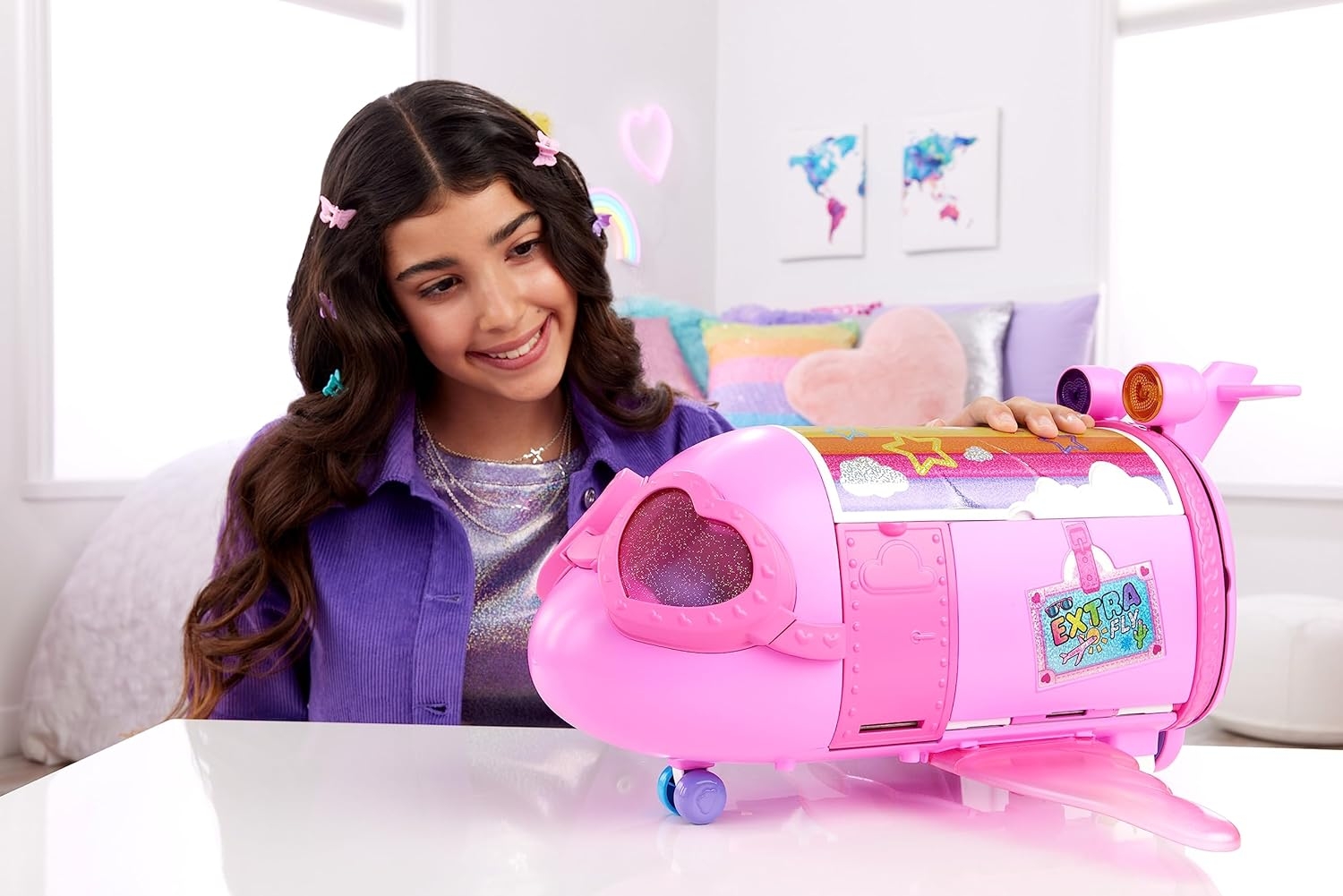 Barbie Extra Jet ve Extra Mini Minis Oyun Seti HPF72
