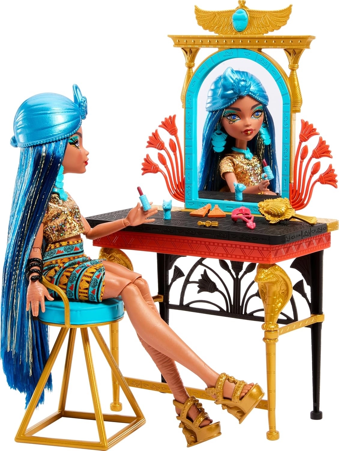 Monster High Cleo’nun Havalı Bakım Günü Oyun Seti HXH96