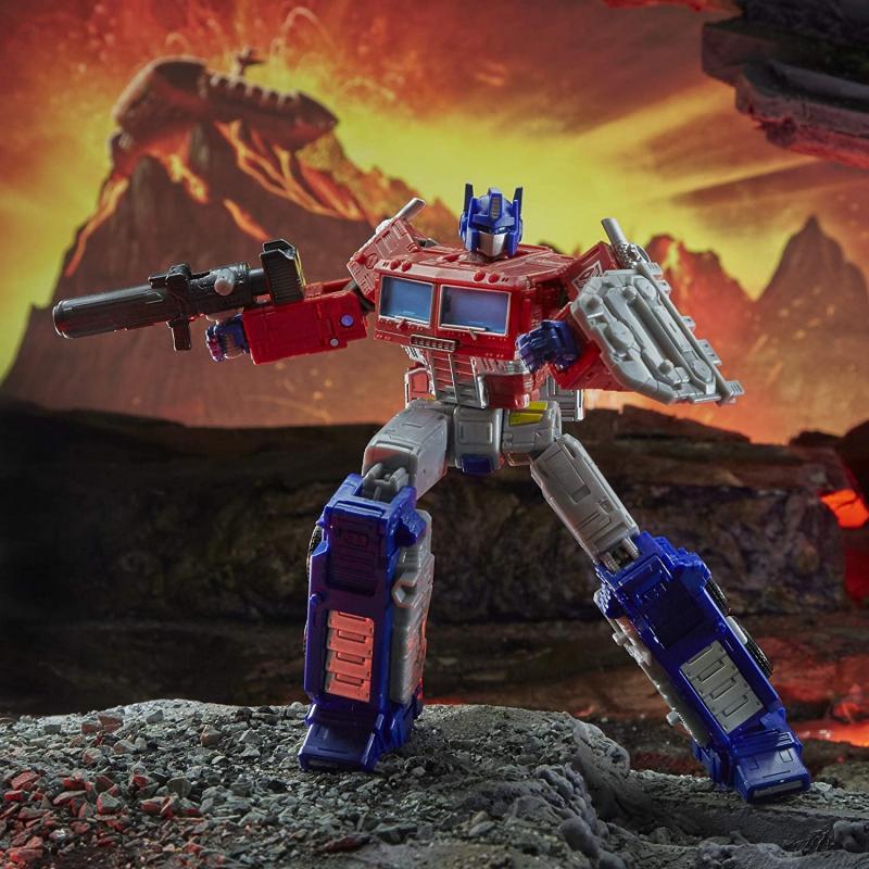 Transformers Generations Wfc Kingdom Leader Optimus Prime 