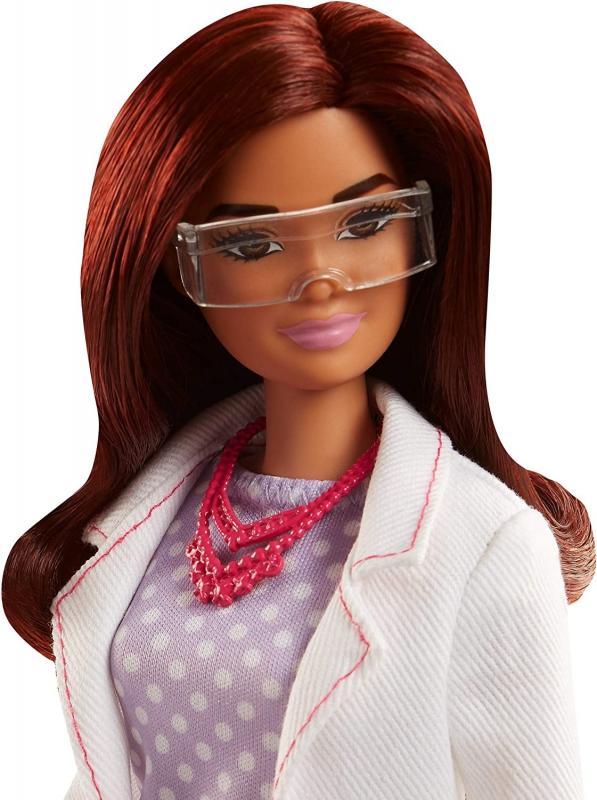 Barbie Bilim İnsanı Bebek ve Deney Tüpü FJB09
