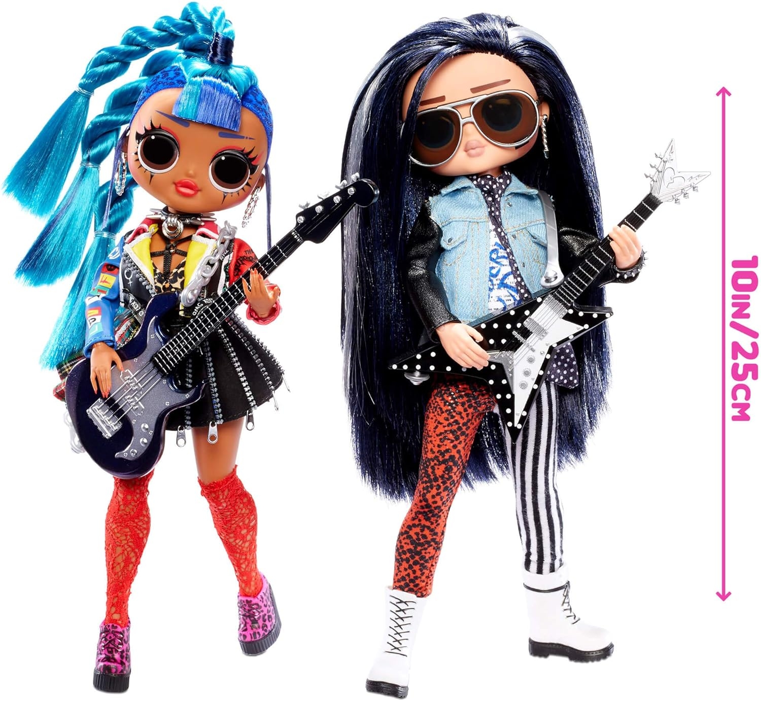 LOL Sürpriz OMG Remix Moda Bebekleri - Rocker Boi ve Punk Grrl - 2’li Paket