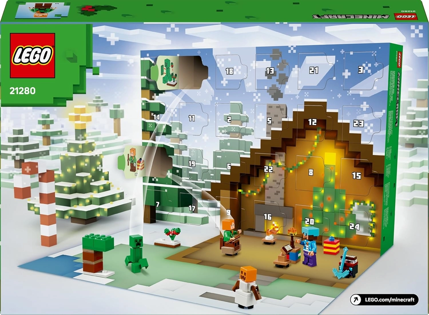 LEGO Minecraft 2025 Yılbaşı Takvimi 21280