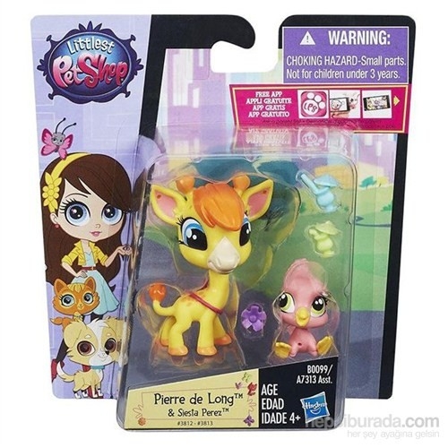Littlest Pet Shop Miniş ve Yavrusu Pierre De Long