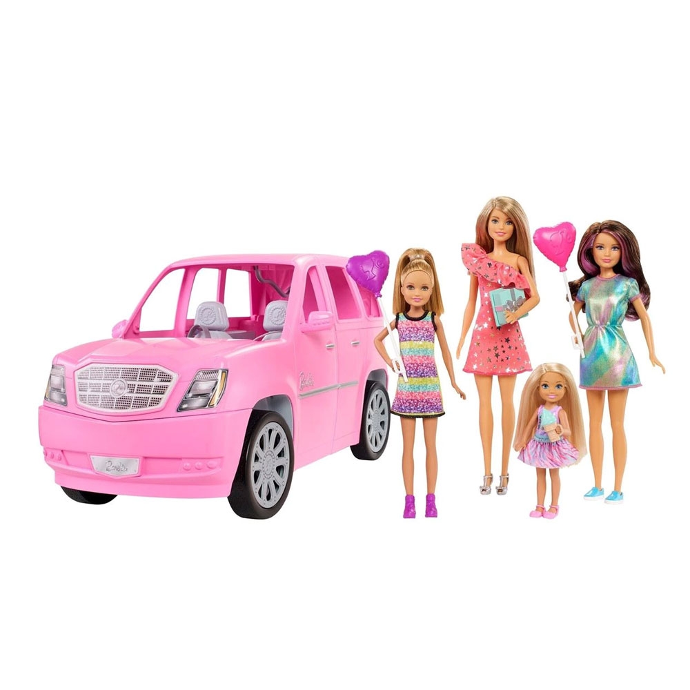 Barbie’nin Aracı ve Kız Kardeşleri Oyun Seti