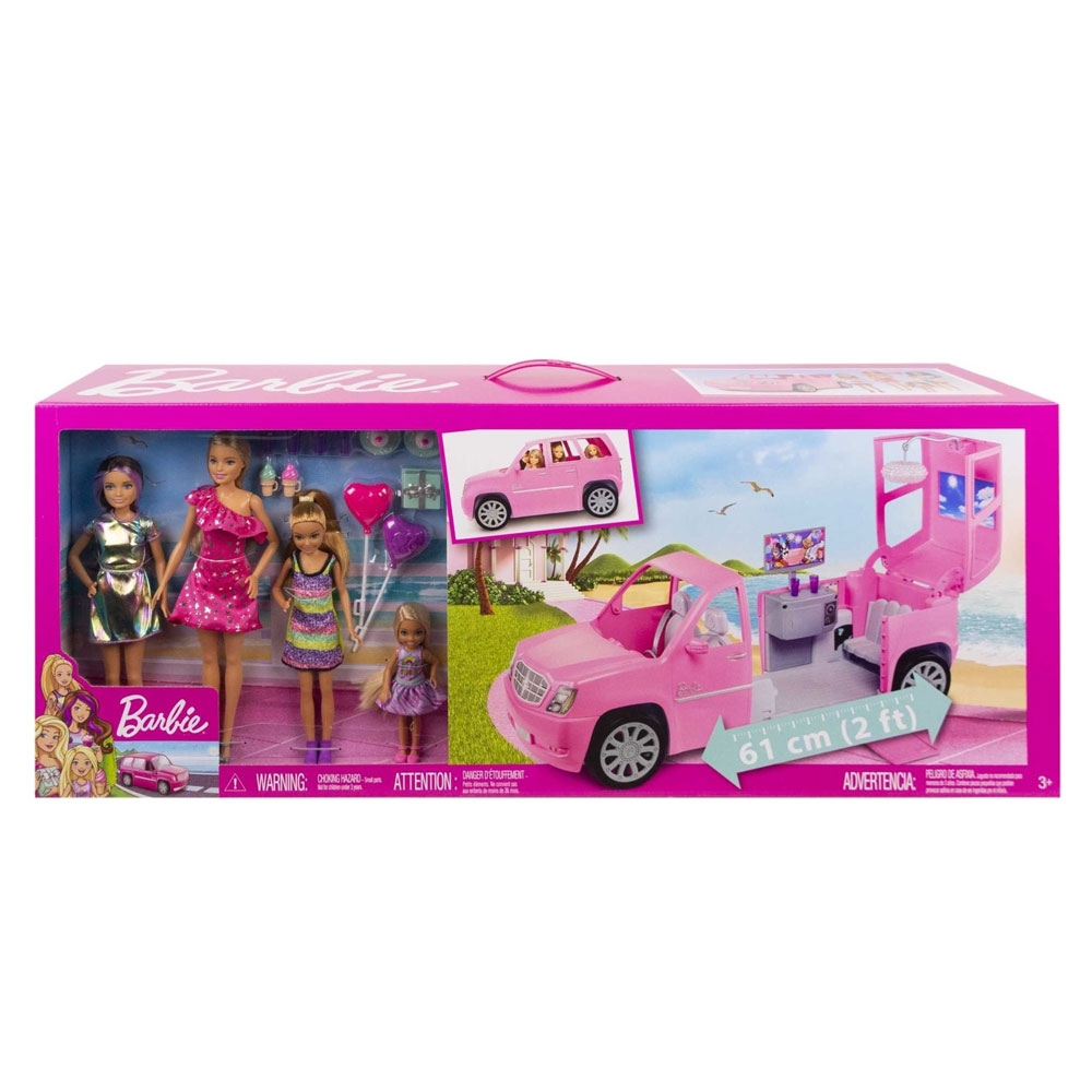 Barbie’nin Aracı ve Kız Kardeşleri Oyun Seti