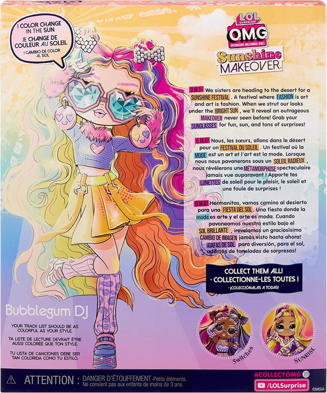 L.O.L. Sürpriz! Omg Sunshine Makeover Bubblegum Dj Moda Bebeği