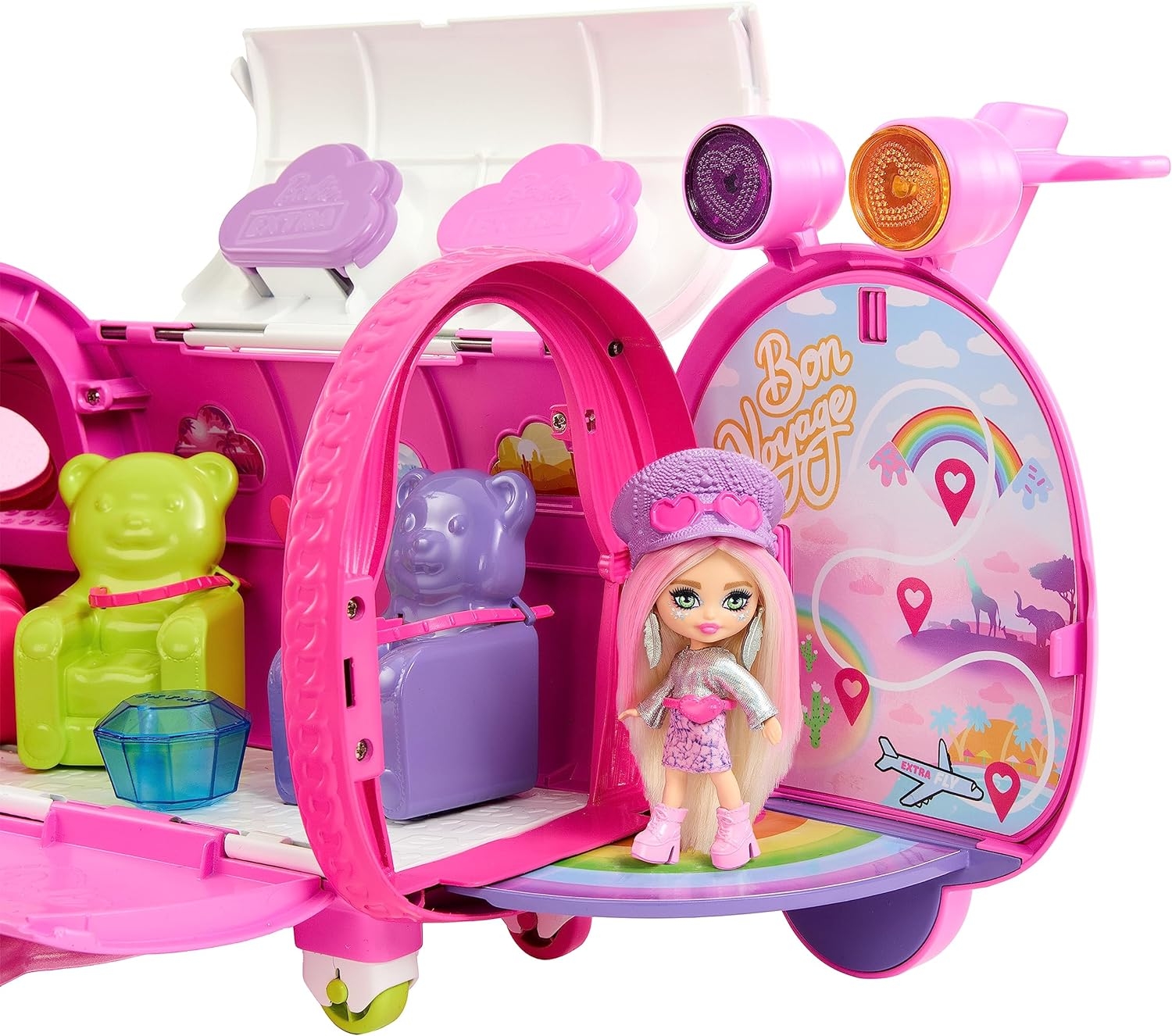 Barbie Extra Jet ve Extra Mini Minis Oyun Seti HPF72