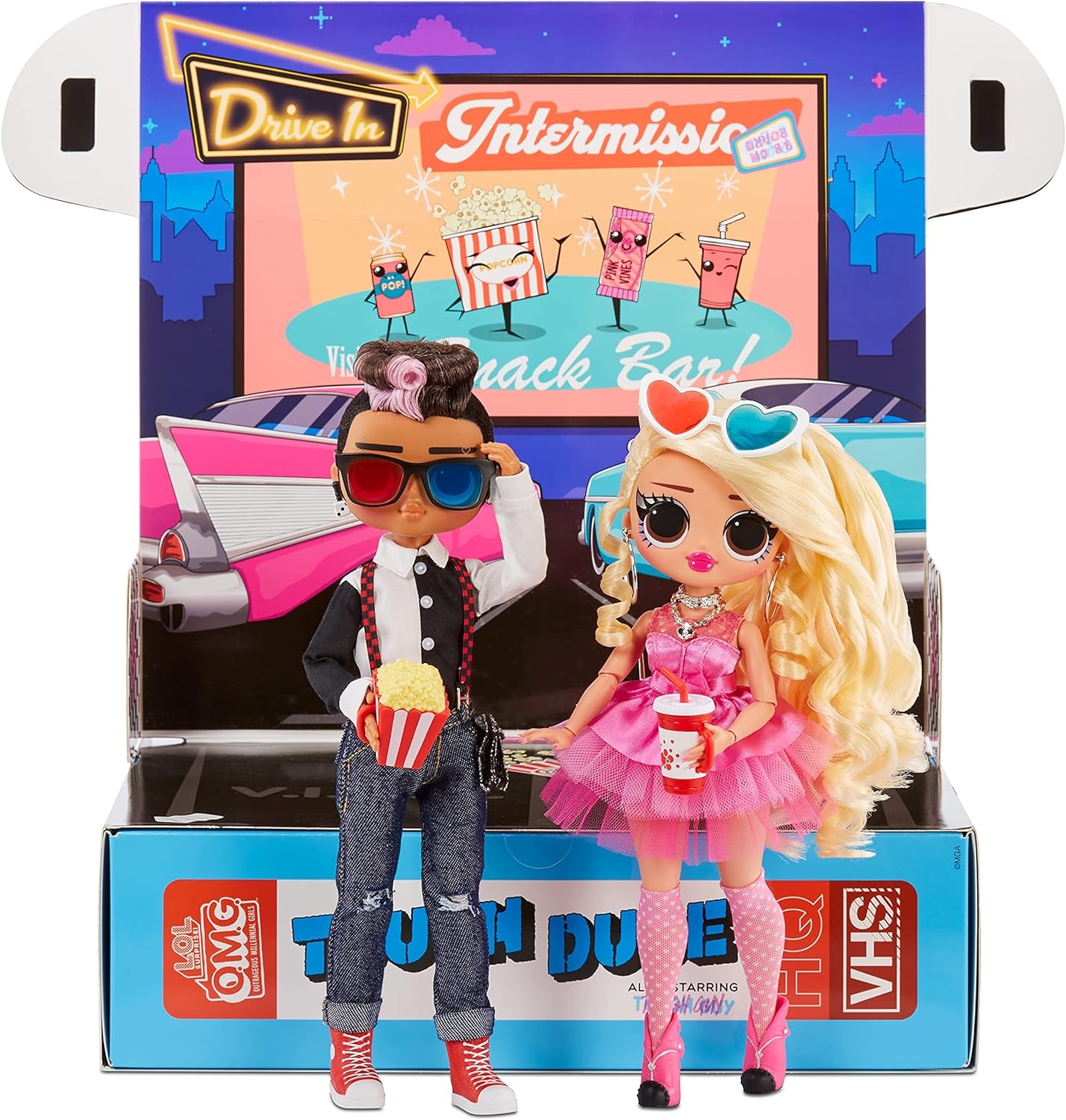 Lol Surprise Omg Movie Magic Tough Dude & Pink Chick
