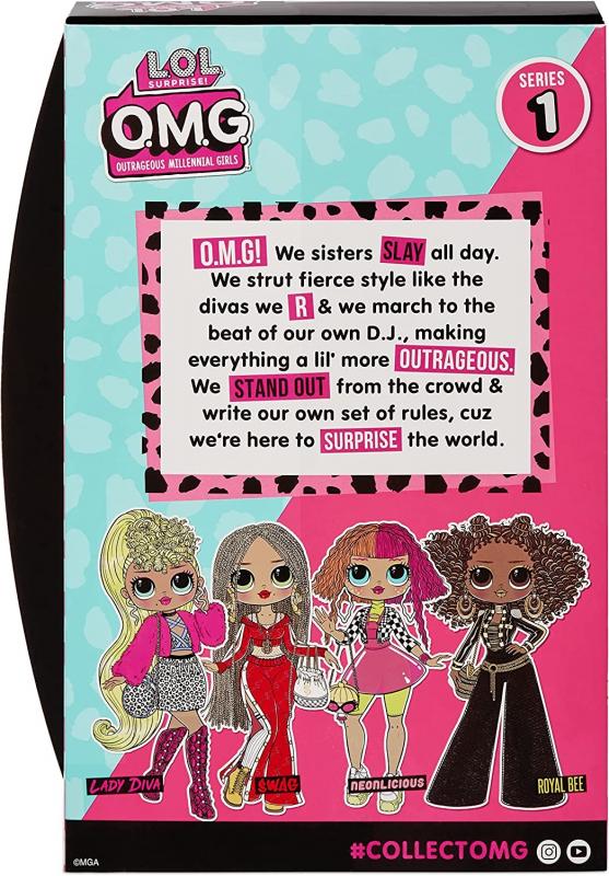 L.O.L. Surprise OMG Çok Gizli Bebekler Seri 1 - Lady Diva