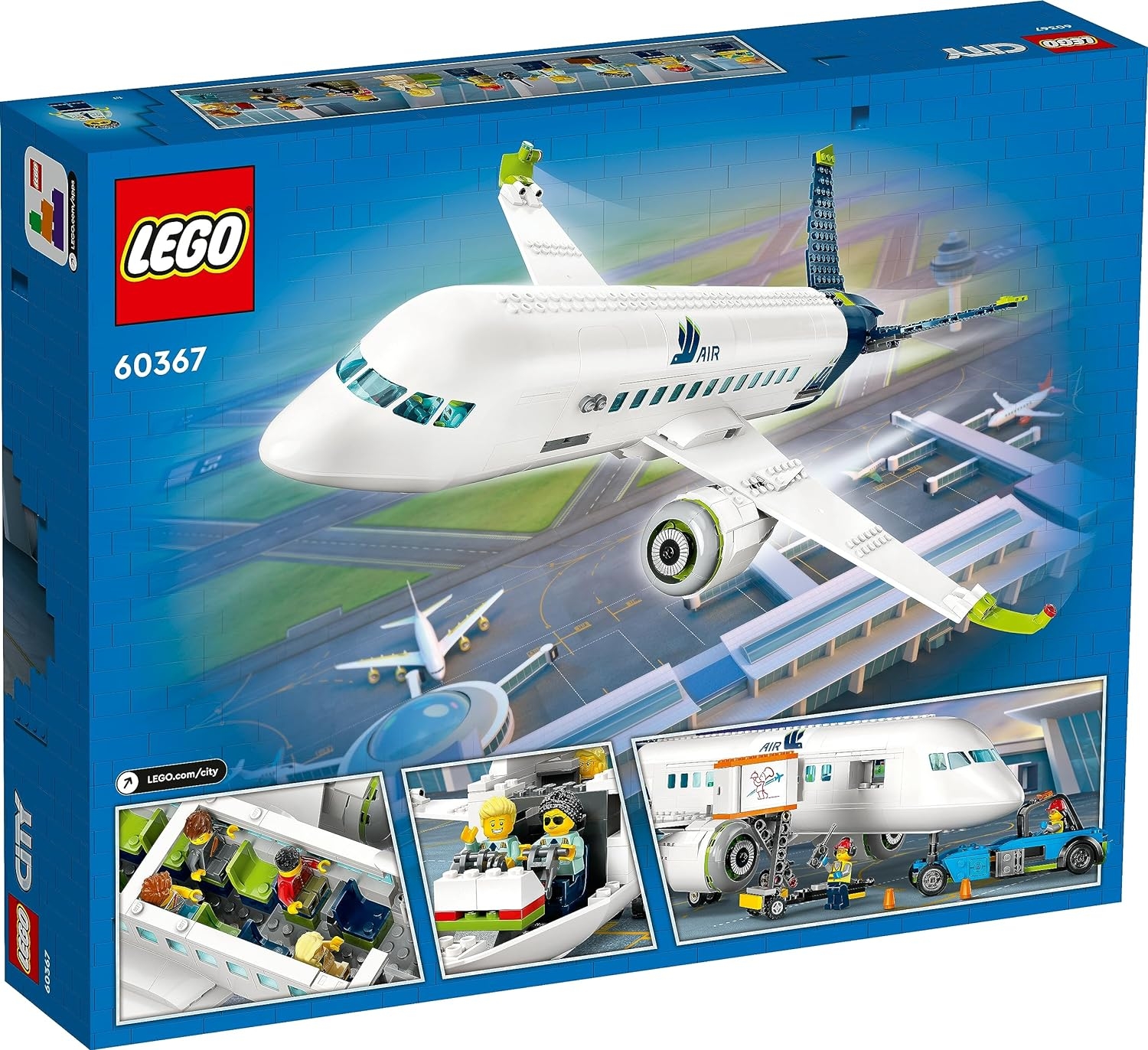 LEGO® City Yolcu Uçağı 60367 