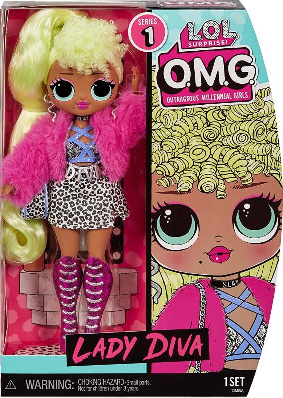 L.O.L. Surprise OMG Çok Gizli Bebekler Seri 1 - Lady Diva