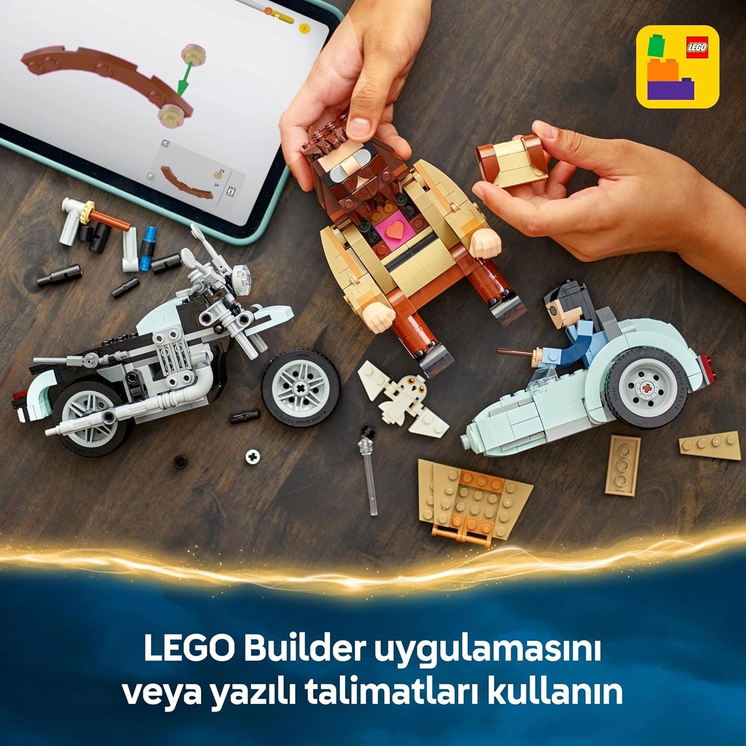 LEGO Harry Potter Hagrid ve Harry’nin Motosiklet Yolculuğu 76443