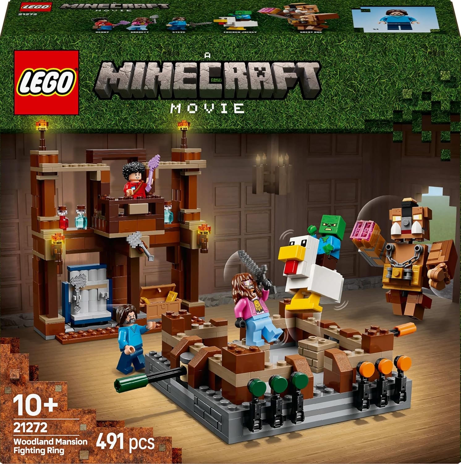 LEGO Minecraft Movie Orman Malikanesi Dövüş Ringi 21272