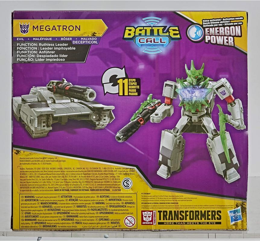 Transformers Cyberverse Battle Call Figür Megatron 