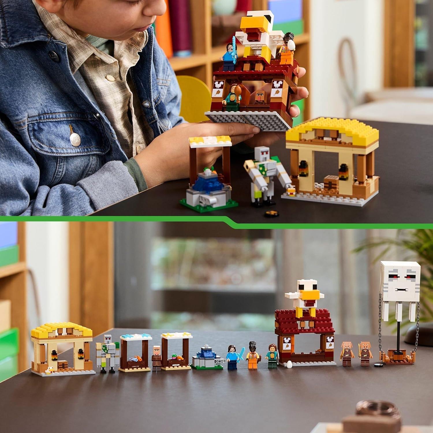 LEGO Minecraft Hortlak Balon Köy Saldırısı 21273