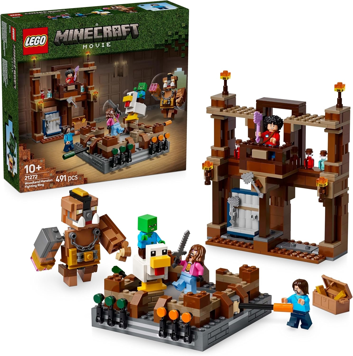 LEGO Minecraft Movie Orman Malikanesi Dövüş Ringi 21272