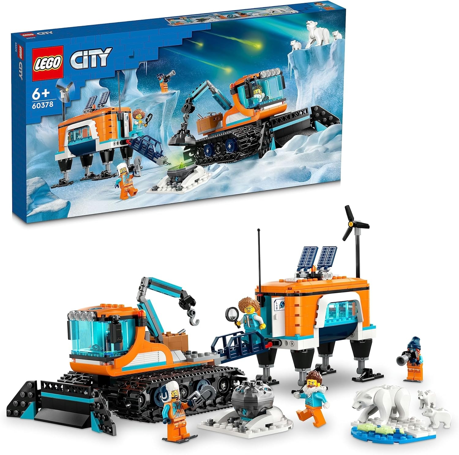 LEGO City Kutup Keşif Kamyonu ve Mobil Laboratuvarı 60378
