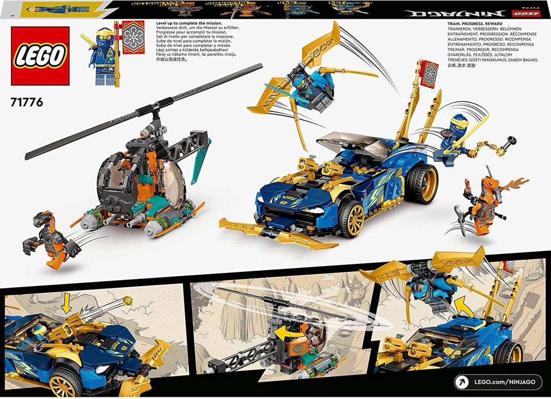 LEGO 71776 Nınjago Jay ve Nya’nın Yarış Arabası Evo