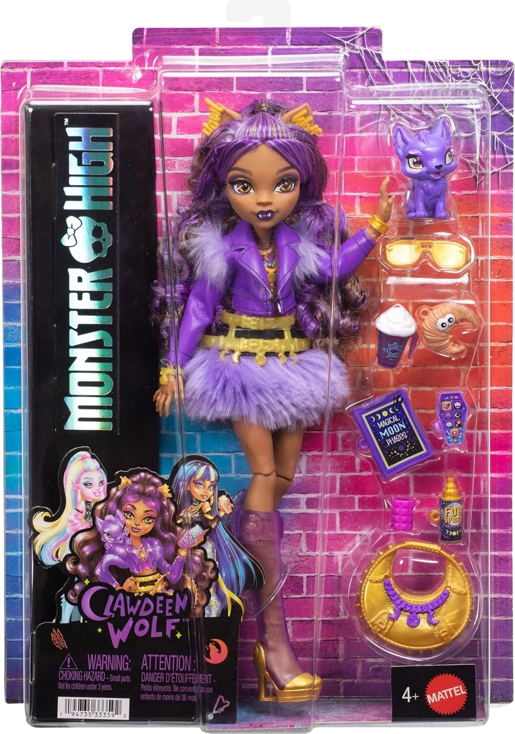 Monster High Ana Karakter Bebekler Clawdeen Wolf JHK30