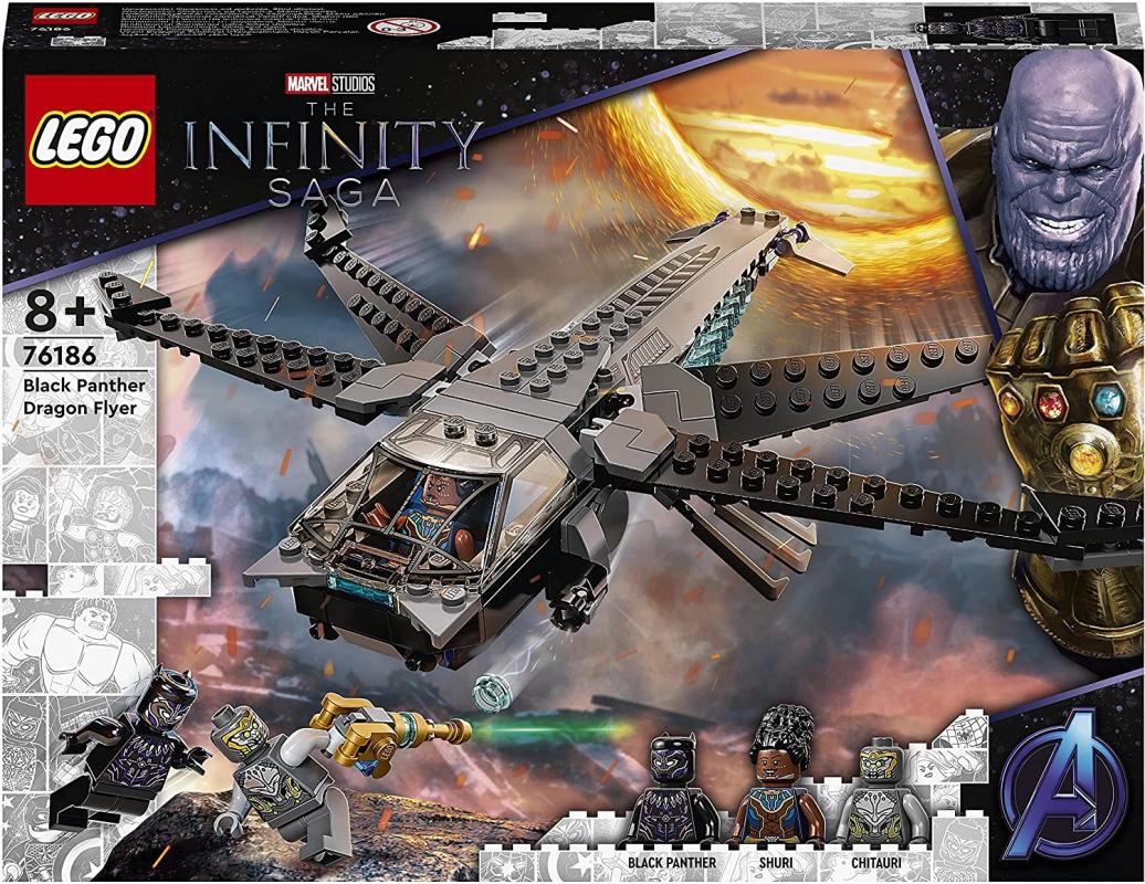 LEGO Avengers Black Panther Dragon Flyer 76186
