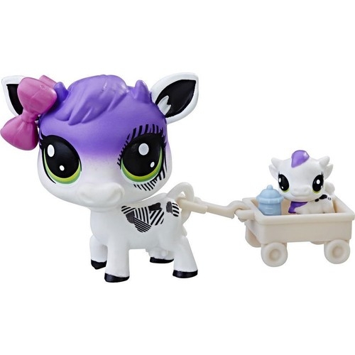 Littlest Pet Shop Miniş Ve Yavrusu Plumela Cowbelle B9358-C1174