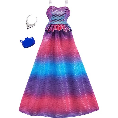 Barbie’nin Son Moda Kıyafetleri Mor Abiye FYW85-FKT06