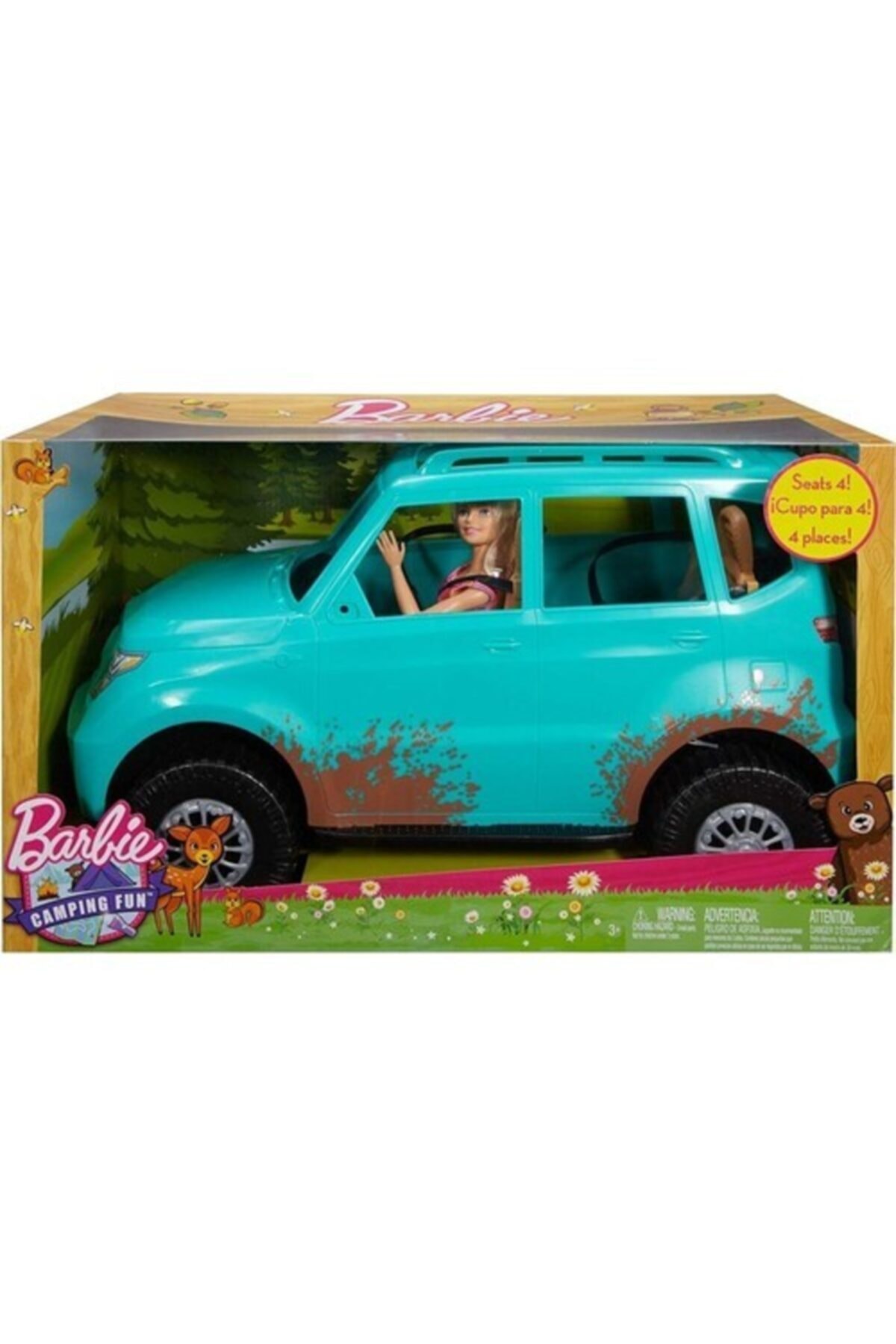 Barbie Kampta Serisi Barbie ve Kamp Aracı Oyun Seti 