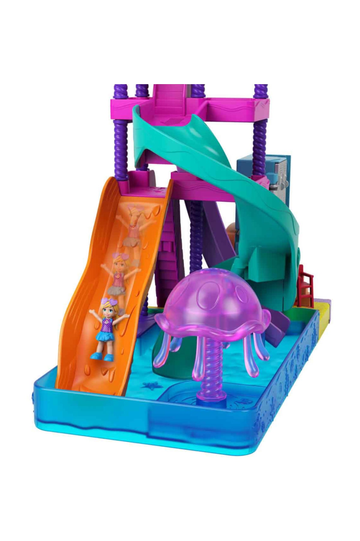 Polly Pocket Pollyville Kaydıraklı Su Parkı GNG65