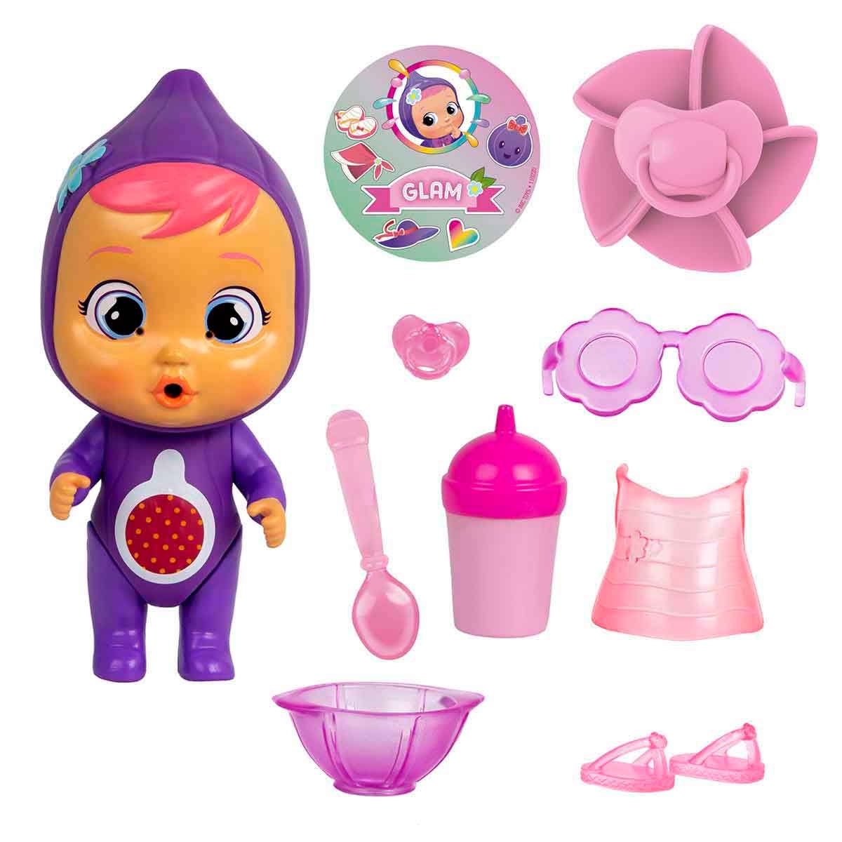 Cry Babies Magic Tears Tutti Frutti - Pembe