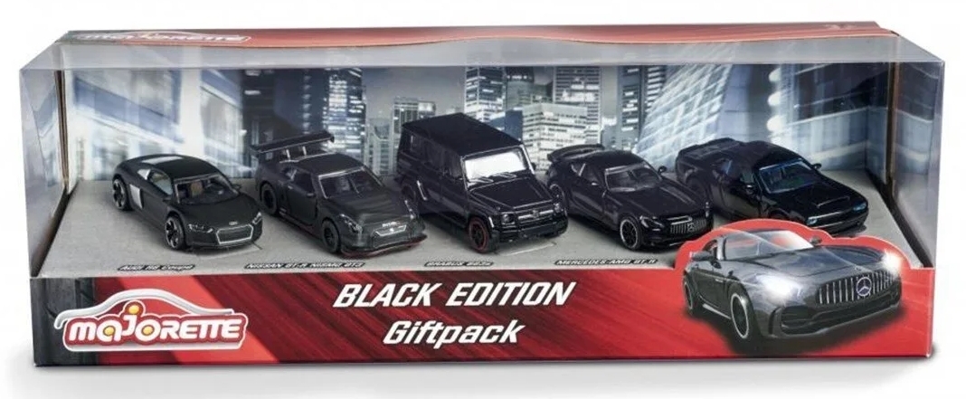 Majorette Black Edition 5’li Araba Seti