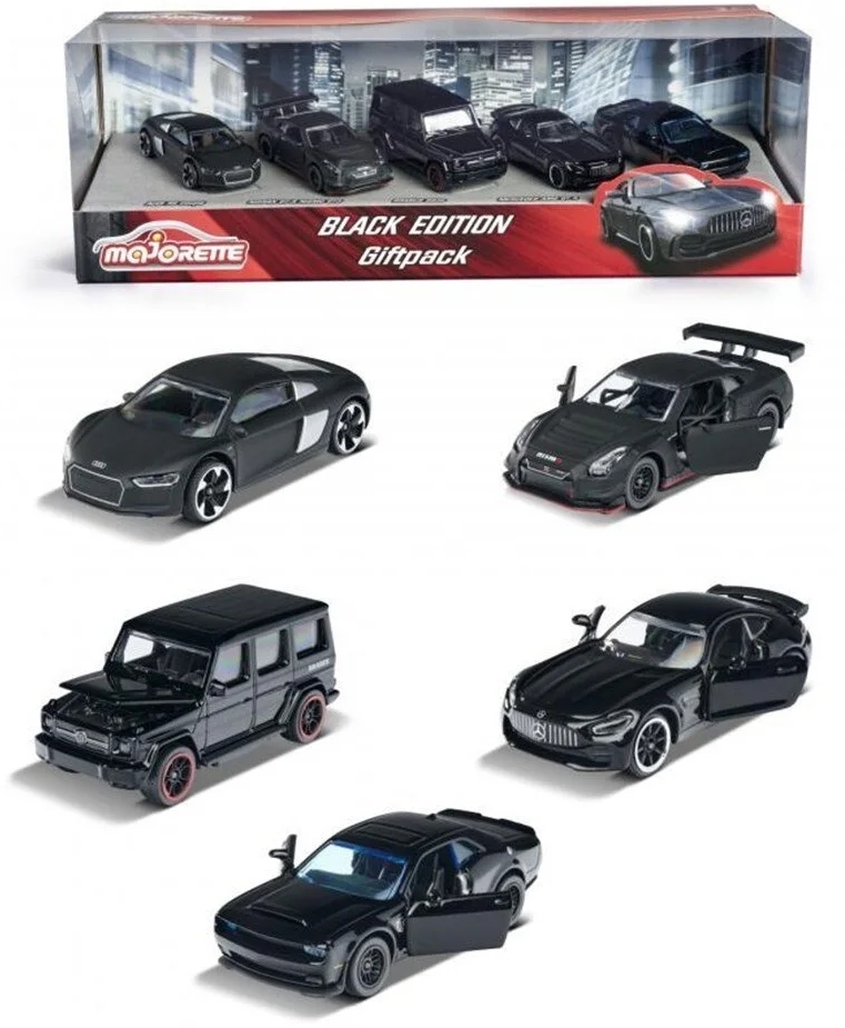 Majorette Black Edition 5’li Araba Seti