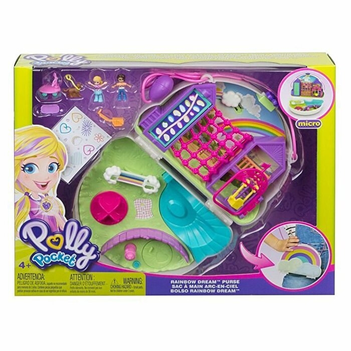 Polly Pocket Çanta Olabilen Micro Oyun Setleri Rainbow