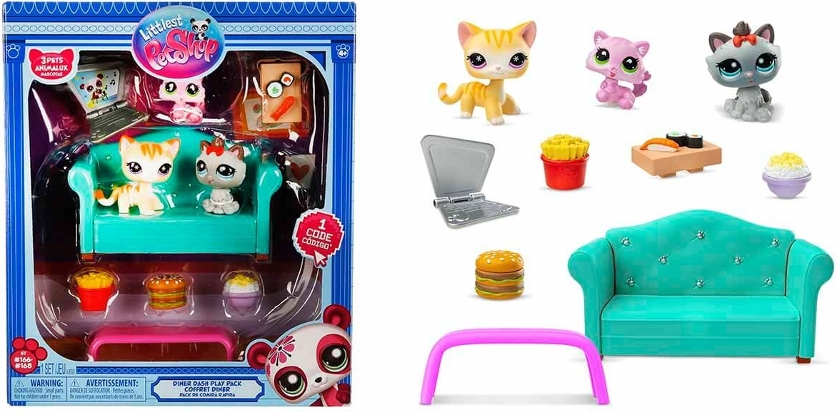 Littlest Pet Shop Minişler Lokanta Oyun Seti