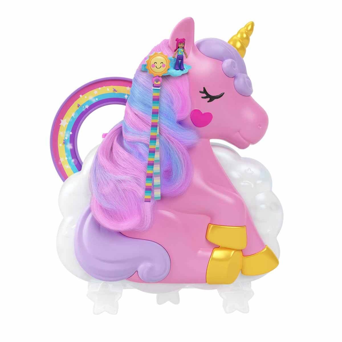 Polly Pocket Tek Boynuzlu Atın Güzellik Salonu HKV51 
