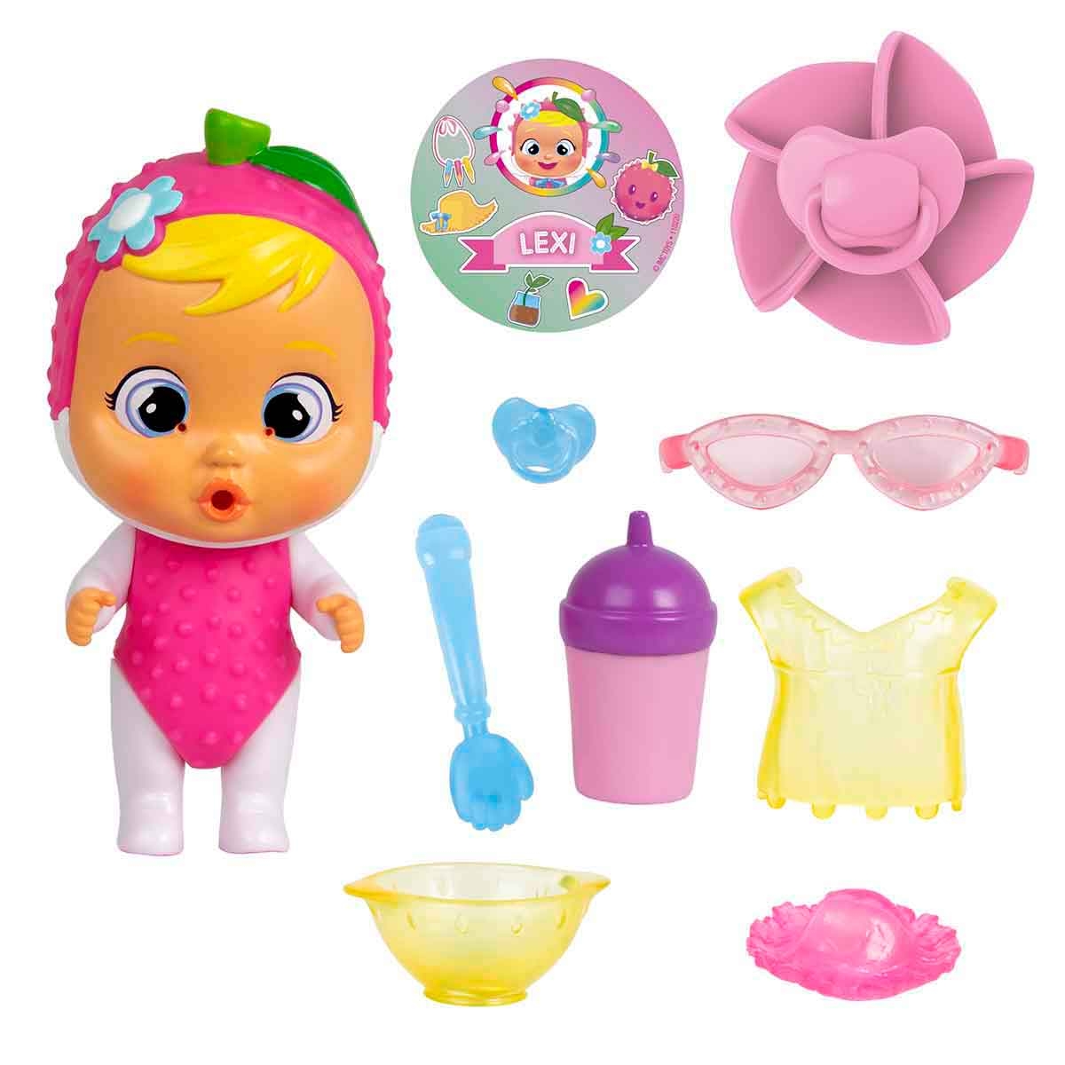 Cry Babies Magic Tears Tutti Frutti - Pembe