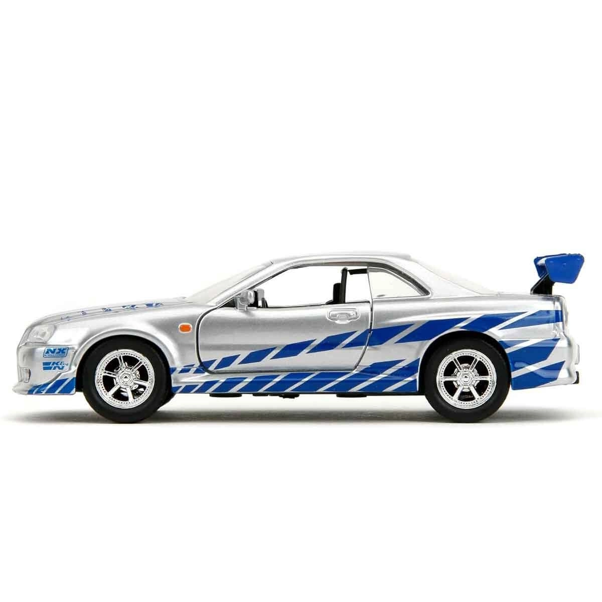 Jada Fast & Furi̇ous 1:32 Ölçekli Araba Brian’S Nissan Skyline Gt-R (R34)